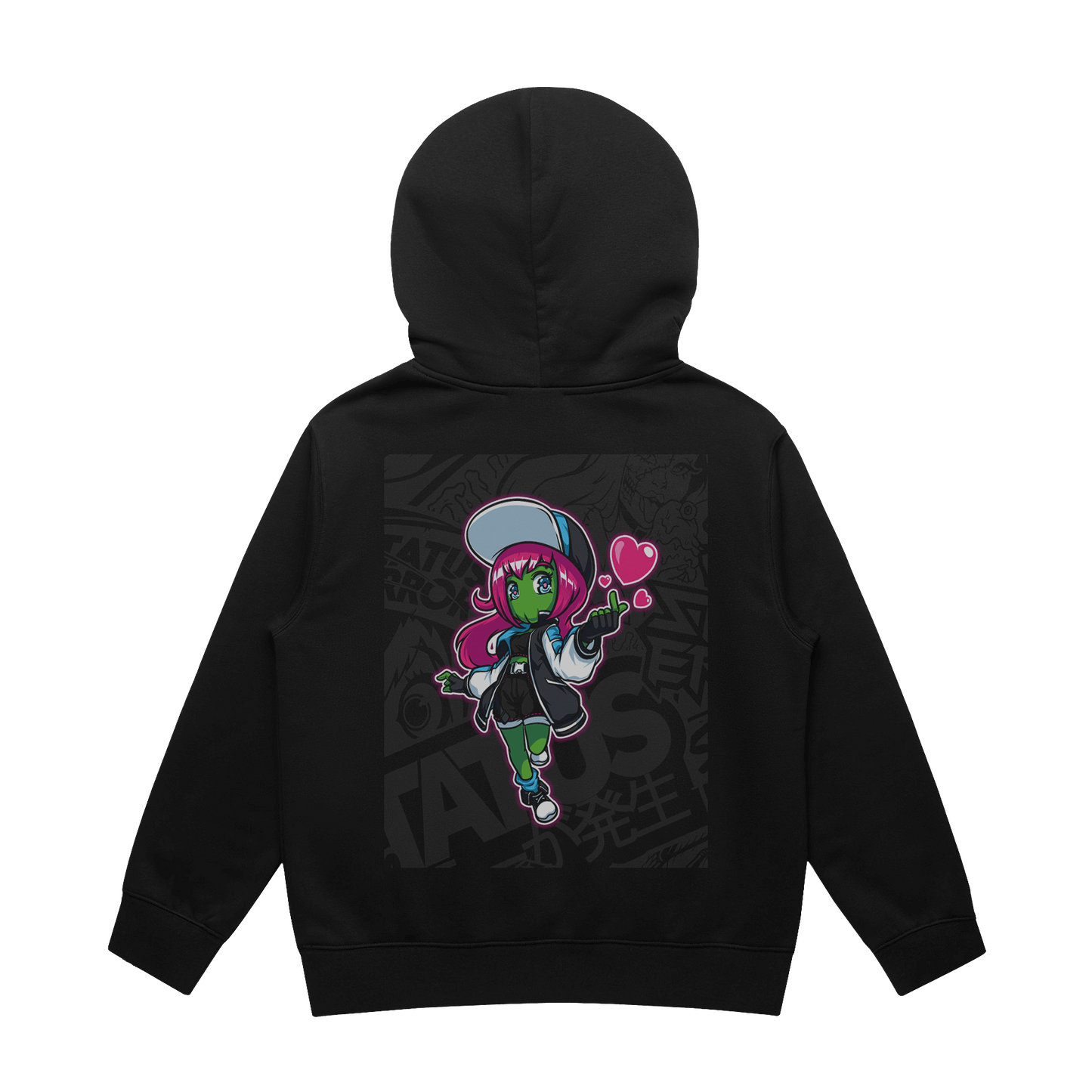 Status Error Lady Love Hooded Sweater (Kids)